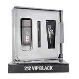 Carolina Herrera 212 VIP Men Black Darčeková sada parfémovaná voda 100ml + sprchový gél 100ml + parfémovaná voda 10ml