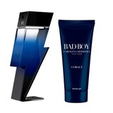 Carolina Herrera Bad Boy Cobalt Darčeková sada, Parfumovaná voda 50ml + Sprchový gél 100ml