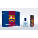 EP Line FC Barcelona  Darčeková sada, toaletná voda 100ml + deodorant v spreji 150ml - poškodený obal