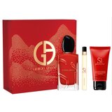 Giorgio Armani Sì Passione Darčeková sada, parfémovaná voda 100ml + telové mlieko 50ml + parfémovaná voda 10ml