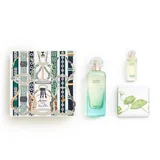 Hermes Un Jardin Sur Le Nil Darčeková sada, toaletná voda 100ml + toaletná voda 7,5ml + mydlo 50ml