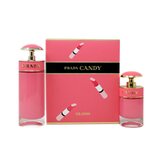 Prada Candy Gloss Darčeková sada, toaletná voda 80ml + toaletná voda 30ml - poškodený obal