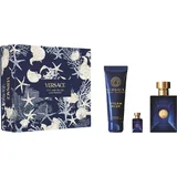 Versace Dylan Blue Darčeková sada, toaletná voda 100ml + toaletná voda 5 ml + sprchový gel 150ml