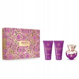 Versace Dylan Purple Darčeková sada, Parfumovaná voda 50ml + Sprchový gél 50ml + Telové mlieko 50ml