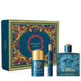 Versace Eros Darčeková sada, toaletná voda 100ml + toaletná voda 10ml + deostick 75ml