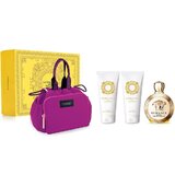 Versace Eros Pour Femme Darčeková sada, parfémovaná voda 100ml + sprchový gél 100ml + telové mlieko 100ml + taška