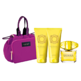 Versace Yellow Diamond Darčeková sada, Toaletná voda 90ml + telové mlieko 100ml +Sprchový gél 100ml + taška