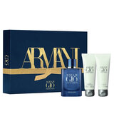 Giorgio Armani Acqua di Gio Profondo Darčeková sada, eau de parfum 75ml + shower gel 75 ml + after shave balm 75 ml