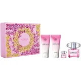 Versace Bright Crystal Darčeková sada, toaletná voda 90ml + toaletná voda 5ml + sprchový gél 100ml + telové mlieko 100ml