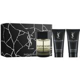 Yves Saint Laurent La Nuit de L´Homme Darčeková sada, toaletná voda 100ml + sprchový gel 50ml + sprchový gel 50ml