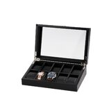 Rothenschild Watch Box RS-2375-10OAK For 10 Watches black