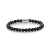 Rebel & Rose Bracelet Black Rocks RR-60033-S-L mens