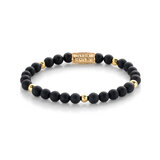 Rebel & Rose Bracelet Matt Black Madonna RR-60078-G-M Unisex