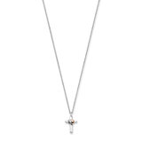 Engelsrufer ERN-CROSSHEART-BIR Cross Ladies Necklace 40mm, adjustable