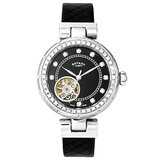 Rotary LS003/A/13 Skeleton Ladies Watch Automatic 34mm 5ATM