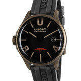 U-Boat 9549 Darkmoon Brown Vintage Mens Watch 40mm 5ATM