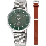 ETT Eco Tech Time EGS-11622-81MS Mens Watch Atacama Solar Radio Controlled 40mm 5ATM