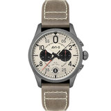 AVI-8 AV-4089-06 Mens Watch Spitfire Lock Chronograph 42mm 5ATM