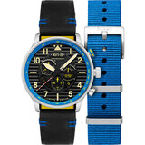 AVI-8 AV-4109-03 Mens Watch Flyboy Spirit of Tuskegee Limited Chrono 44mm 5ATM