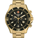 Swiss Alpine Military 7040.9117 Chronograph Mens Watch 45mm 10ATM