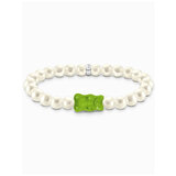 Thomas Sabo A2154-017-6-L15 Goldbears Pearl Bracelet green 15 cm