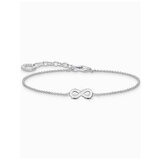 Thomas Sabo A2161-001-21-L19V Silver bracelet w. infinity pendant
