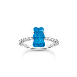 Thomas Sabo TR2459-052-1-54 Silver ring w. blue Goldbears 