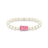 Thomas Sabo A2154-082-9-L15 Gold Bears Pearl Bracelet pink 15 cm
