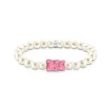 Thomas Sabo A2154-082-9-L15 Gold Bears Pearl Bracelet pink 15 cm