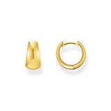 Thomas Sabo CR740-413-39 Bold - Gold-plated Trapeze Hoop Earrings 12 mm Ladies