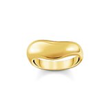 Thomas Sabo TR2473-413-39-54 Bold - Gold-plated Ring in curved shape Ladies