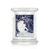 Kringle Candle Cashmere & Cocoa vonná sviečka stredná 2-knôtová (411 g)