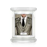 Kringle Candle Grey vonná sviečka stredná 2-knôtová (411 g)
