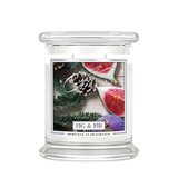 Kringle Candle Fig & Fir vonná sviečka stredná 2-knôtová (411 g)