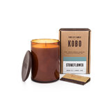 KOBO Woodblock Candle Stoneflower vonná sviečka (15oz / 425g)