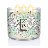 Kringle Candle TUMBLER Gardenia 3-knôtová vonná sviečka (411g)