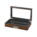 Rothenschild watch box RS-2377-12EB for 12 watches ebony