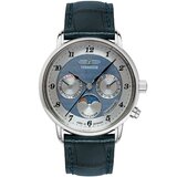 Zeppelin 8537-3 Mens Watch Friedrichshafen Moon Phase 35mm 5ATM 