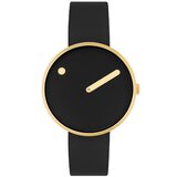 Picto 34087-0114G Unisex Black Bio Based 34mm 5ATM 