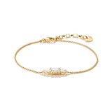 Thomas Sabo A2221-414-14-L19V Bracelet with sparkling zirconia Gold-plated