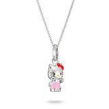 Thomas Sabo KE2388-M06-7-L45V Necklace Hello Kitty Pink for Women, Adjustable