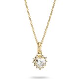 Thomas Sabo KE2386-M01-14-L45V Necklace with Heart-Cut Design for Women, Adjustable