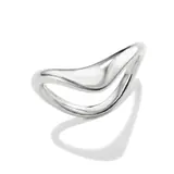 Thomas Sabo TR2544-001-21-56 Wave-Shaped Ring for Women