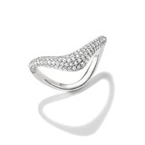 Thomas Sabo TR2546-051-14-54 Wave-Shaped Ring with White Cubic Zirconia for Women