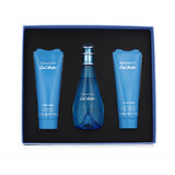 Davidoff Cool Water for Women Darčeková sada Toaletná voda 100 ml + Sprchový gel 75 ml + Telové mlieko 75 ml