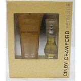 Cindy Crawford Cindy Feminine Darčeková sada, toaletná voda 15ml + sprchový gél 100ml