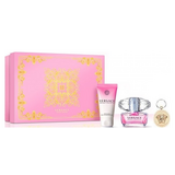 Versace Bright Crystal Darčeková sada, toaletná voda 90ml + telové mlieko 100ml + kľúčenka