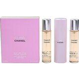 Chanel Chance Toaletná voda, 3x20ml (1x plniteľná + 2x náplň)