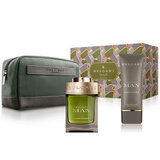 Bvlgari Man Wood Essence Darčeková sada, parfémovaná voda 100ml + balzám po holení 100ml + taška