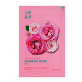 Zvláčňujúca plátenná maska s výťažkom z damašskej ruže Damask Rose (Pure Essence Mask Sheet) 20 ml